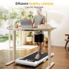 Under Desk Treadmill with Incline, Walking Pad for Home/Office, Portable Walking Treadmill 2.5HP