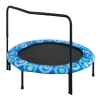 XTP002 Assembled children's trampoline happy expression outdoor and indoor for kids age 3 - 7