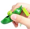 6PCS Squeeze Bean Keychain Fidget Toys Pack for Both Children and Adult