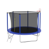 10FT Trampoline for Kids, Basketball Hoop and Ladder, Outdoor Kids Trampoline with Safety Enclosure,Fast Assembly for Backyard Fun,ASTM Approved