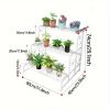 3-layer outdoor and indoor metal environmentally friendly storage, shoe rack, flower rack, iron decorative storage rack