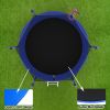 8FT Trampoline with Basketball Hoop, ASTM Approved Reinforced Type Outdoor Trampoline with Enclosure Net