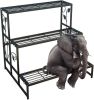 3-layer outdoor and indoor metal environmentally friendly storage, shoe rack, flower rack, iron decorative storage rack