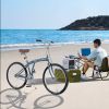 Single Speed Folding Bicycles, Multiple Colors 26"Inch Beach Cruiser Bike