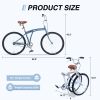 Single Speed Folding Bicycles, Multiple Colors 26"Inch Beach Cruiser Bike