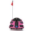 12V Kids Ride-On Drifting Car, Electric Go Kart w/ MP3, USB, LED Lights, High-Low Speed, Power Display, Protector