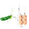 6PCS Squeeze Bean Keychain Fidget Toys Pack for Both Children and Adult