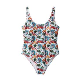 One Piece,Adult Women,Sexy Halter One Piece Swimsuit,Summer Vacation,Swimming,Spa,Surfing,Bath,Pool (Option: Sandy-M)