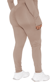 Workout Leggings for Women High Waisted Scrunch Booty Lifting Tights Yoga Pants Seamless Yoga Fitness Leggings Pants Gym Clothes (Color: Grey, Sizes: XL)