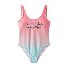 One Piece,Adult Women,Sexy Halter One Piece Swimsuit,Summer Vacation,Swimming,Spa,Surfing,Bath,Pool (Option: Pink-M)