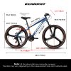 A27302M Ecarpat Mountain Bike 27.5 Inch Wheels, 21 Speed Road Bicycle with Dual Disc Brakes for Men and Women, Aluminum Frame Bicycles