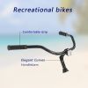 Multifunction 26 Inch Single Speed Bike, Steel Frame, Upright Comfortable Seat, Rear Roller Coaster Brakes, Multi-function Rear Shelf, Multicolor