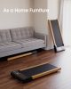Wood Under Desk Treadmill, Walking Pad Treadmills for Home, Portable Treadmill with LED Display and Remote Control