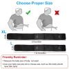 Belly Band Holster For Concealed Carry Unisex Waistband Holster For Man Woman Right Left Hand Draw Fit For Smith and Wesson, Shield, Glock 19, 17, 42