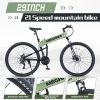 29" Folding Mountain Bike ,Suspension Fork,Aluminium Alloy Frame 21Speed Mountain Bike