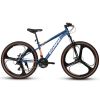 A27302M Ecarpat Mountain Bike 27.5 Inch Wheels, 21 Speed Road Bicycle with Dual Disc Brakes for Men and Women, Aluminum Frame Bicycles